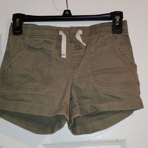 Olive green shorts